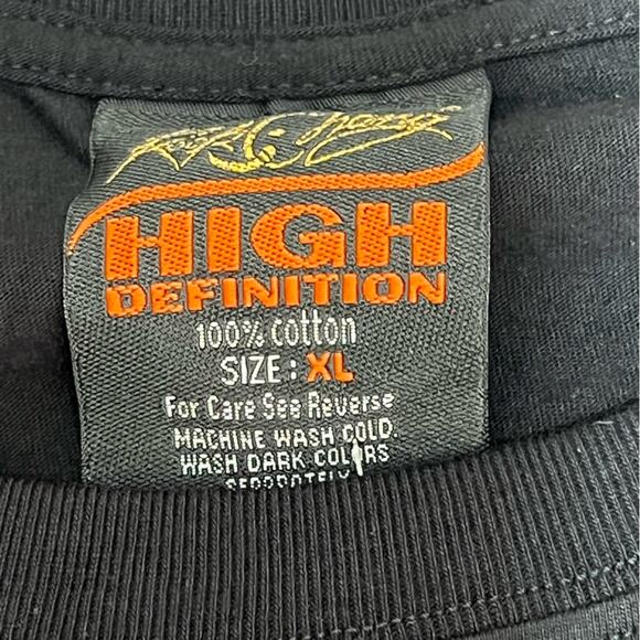 NWT VTG Y2K AOP All Over Print Rock Chang Joker Skull Glows In Dark Mens Sz XL - Picture 5 of 8